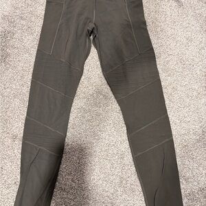 Athleta khaki motto tights